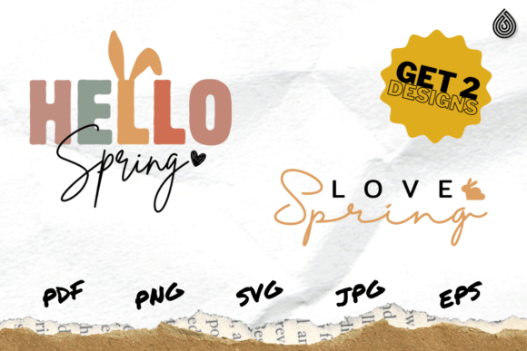 Hello Spring SVG: Seasonal Graphics for T-Shirt Designs