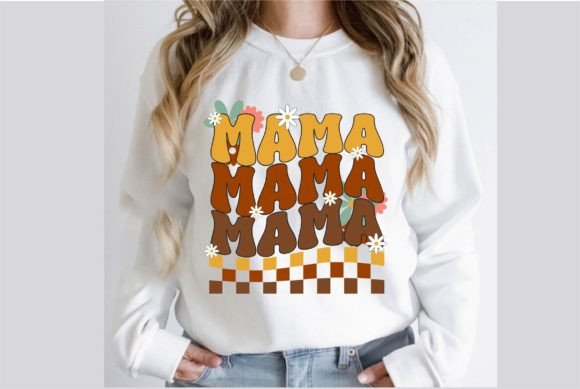 Mama: A Versatile Mother's Day T-Shirt Graphic Asset