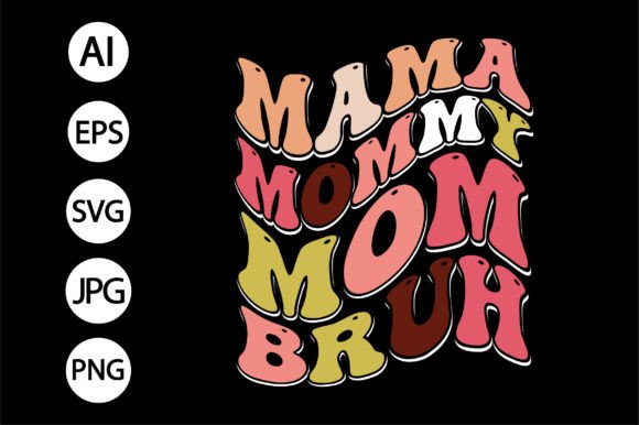 Mother’s Day T Shirts Funny SVG Groovy: Real Stitch Test