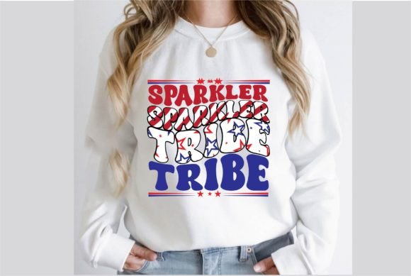 Sparkler Tribe Sublimation Design for T-Shirt Graphics